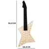 Froster Medinė gitaros formos butelių kamščių kolekcija, 69 vnt., sieninė