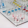 Froster Stiklinis ludo žaidimas su taurelėmis ir kauliukais, suaugusiems