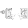 Guess Moteriški Auskarai JUBE04099JWRHTU