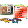 Lean Toys Garažas 2in1 automobilių spyruoklių kilpa