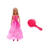 Lean Toys Anlily undinėlė princesė lėlė su rožine suknele ir šepečiu