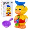 Lean Toys Vonios žaislas antis su malūnėliu