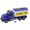 Lean Toys Žaislinis vandens cisterninis sunkvežimis su šviesomis ir garsais