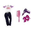 Lean Toys Lėlė Lucy su nėščiosios pilvuku ir priedais