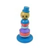 Lean Toys Medinė edukacinė piramidė Panda balansavimo bokštas