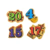 Lean Toys Medinių Skaičių Magnetukų Rinkinys, 20 vnt.
