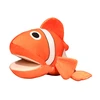 Lean Toys Pliušinė žuvis lėlė 25 cm oranžinė