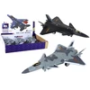 Lean Toys LeanToys trinties varomas lėktuvo modelis juoda pilka