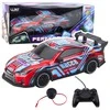 Lean Toys Nuotoliniu būdu valdomas lenktyninis automobilis su apšvietimu 27 MHz