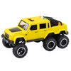 Lean Toys Geltonas 6x6 visureigis su garso ir šviesos efektais