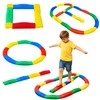 Lean Toys Jutiminis Balansas Sujungiamų Takelių Rinkinys 16 Dėžių + 4 Jungtys