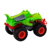 Lean Toys Žalias Dinozauro Formos Visureigis su Šviesomis ir Garsais