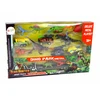Žaislų rinkinys vaikams Lean Toys su transporto priemonėmis ir dinozaurais