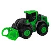 Žaislinių traktorių rinkinys Lean Toys, žalias/juodas, 13x6x5 cm, 4 d