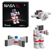 Magnetiniai PIXIO NASA kosminių astronautų konstruktoriaus rinkinys vaikams nuo 6 metų, 214 detalių, spalvotas