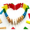 Medinės kūrybinės kaladėlės Wabi Planks 12 cm, 100 vnt., vaikams nuo 3 metų, spalvotos