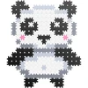 Meli Minis Panda 2in1 kūrybinis 250 dalių konstruktorius vaikams nuo 4 metų, mokantis ir lavinantis, juodai baltas