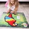 Meli Minis paukščių konstruktorius 2in1, 500 detalių, vaikams nuo 4 metų, spalvotas