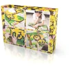 Meli Minis Wild 2in1 kūrybinis kaladėlių rinkinys su 500 elementų, vaikams nuo 3 metų, egzotiškų gyvūnų, spalvotas