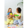 Meli Neon Basic 1200 dalių edukaciniai konstruktoriaus kaladėlės vaikams nuo 3 metų, neoninės spalvos