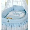 Pintas kūdikio lopšys su uždanga naujagimiui mėlynas Little Prince