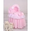 My Sweet Baby Lopšys lėlėms su gaubtu LITTLE PRINCESS rožinis – žaidimams ir rūpesčiui lėle.