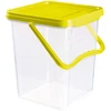 Plafor Ergonomiškas 9,1 l talpos žaislų dėžė vaikams nuo 3 metų, su permatomomis sienelėmis, žalia