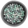 Plastikiniai kamuoliukai vaikų sausajam baseinui 50 vnt., šviesiai mėtų spalvos