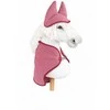 Super Hobby Horse hobby horse arkliukui: uogų spalvos pledukas ir ausinės