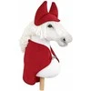 Super Hobby Horse hobby horse bordo spalvos pledas ir ausinukai