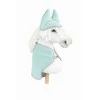 Super Hobby Horse Hobby Horse komplektas A4 ir A5: šviesiai mėtų spalvos flisinis apklotas su ausinėmis