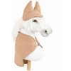 Super Hobby Horse Komplektas Hobby Horse A4–A5 su vilnos gūniu ir ausinėmis smėlio spalvos