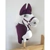 Super Hobby Horse Slyvinė flisinė gūnia su ausinėmis Hobby Horse A4–A5
