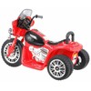 Ramiz Raudonas vaikų elektrinis motociklas Chopper