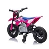 Vaikiškas elektrinis motociklas Honda CFR450R, reguliuojama greitis, nuo 3 metų, juodas