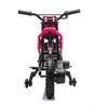 Vaikiškas elektrinis motociklas Honda CFR450R, reguliuojama greitis, nuo 3 metų, juodas
