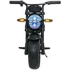 Vaikiškas elektrinis motociklas su 300W varikliu, LED žibintais, Bluetooth, nuo 3 metų, juodas