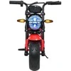 Vaikiškas elektrinis motociklas su 300W varikliu, LED žibintais, Bluetooth, nuo 3 metų, juodas