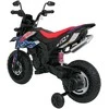 Vaikiškas elektrinis motoroleris Aprilia RX su LED žibintais ir Bluetooth, nuo 3 metų