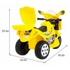 Vaikiškas elektrinis motoroleris BJX-088 geltonas