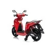 Vaikiškas elektrinis motoroleris Honda SH125i su LED šviesomis ir Bluetooth, nuo 3 metų, juodas