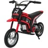 Vaikiškas elektrinis motoroleris su 350W varikliu, 3 greičiai, LED šviesos, nuo 3 metų