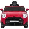 Vaikiškas Mini Cooper elektromobilis su 2 greičiais, saugos mygtuku, nuo 3 metų, juodas