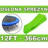 Spyruoklių apsaugos danga batutui SkyRamiz 366cm/12FT, Žalia