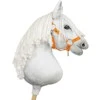 Super Hobby Horse Reguliuojamas kantaras hobi arkliukui – neoninis oranžinis