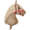 Super Hobby Horse Reguliuojamas kantaras hobi arkliukui A3 – raudonas