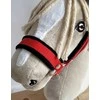Super Hobby Horse Reguliuojamas kantaras hobi arkliukui A3 – raudonas su juodu kailiuku