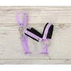 Super Hobby Horse Reguliuojamas kantaras hobi arkliukui – violetinis su juoda pūkine apdaila