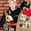Skippi Didelis žaislinis jojamas arklys su pavadžiais, vaikams nuo 3 metų, skatina judrią veiklą