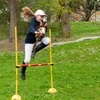 Skippi Didelis žaislinis jojamas arklys su pavadžiais, vaikams nuo 3 metų, skatina judrią veiklą